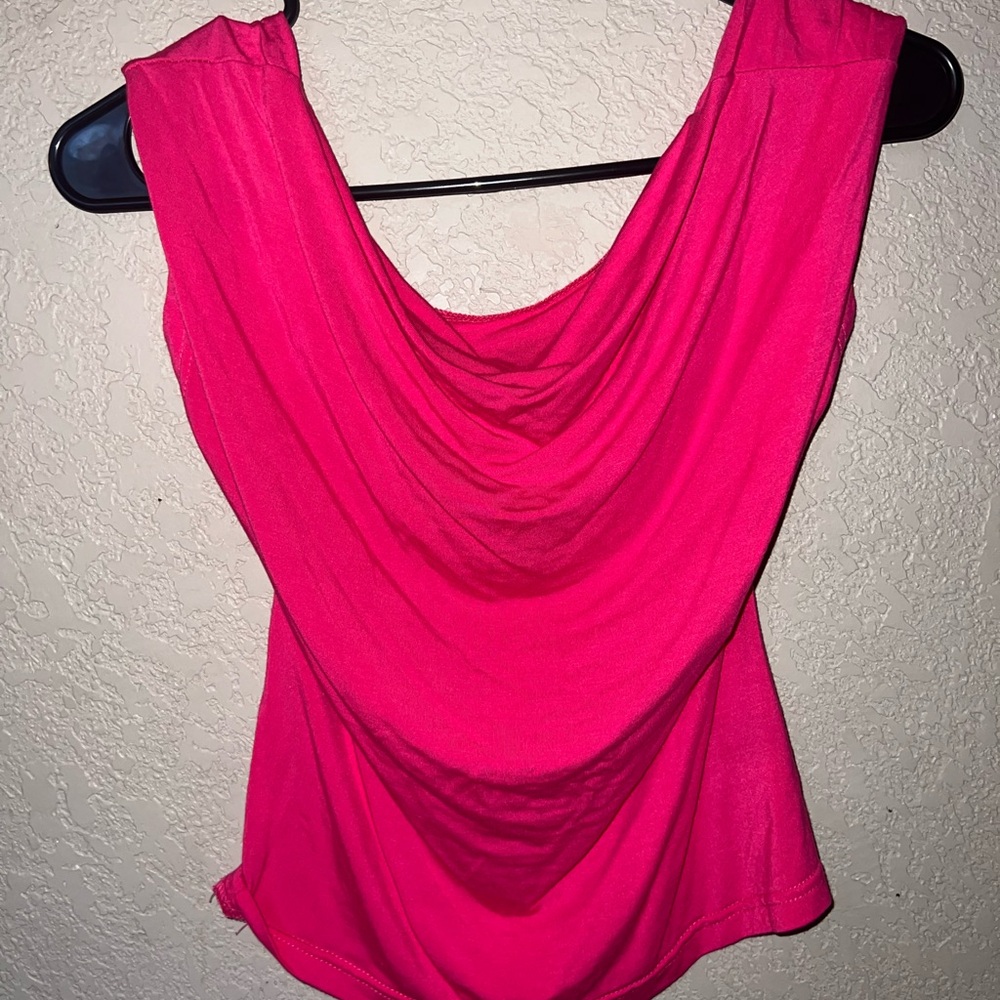Women's Pink Backless Top